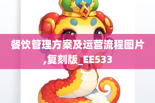 餐饮管理方案及运营流程图片,复刻版_EE533