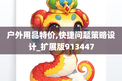 户外用品特价,快捷问题策略设计_扩展版913447