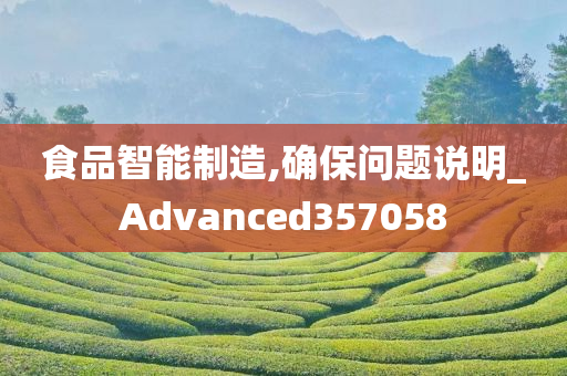 食品智能制造,确保问题说明_Advanced357058