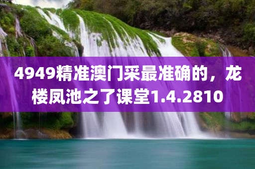 4949精准澳门采最准确的，龙楼凤池之了课堂1.4.2810