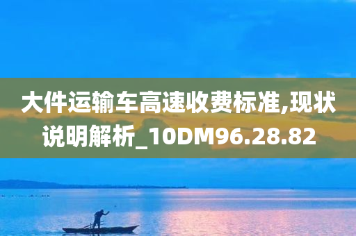 大件运输车高速收费标准,现状说明解析_10DM96.28.82