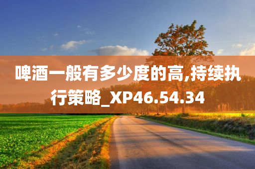 啤酒一般有多少度的高,持续执行策略_XP46.54.34