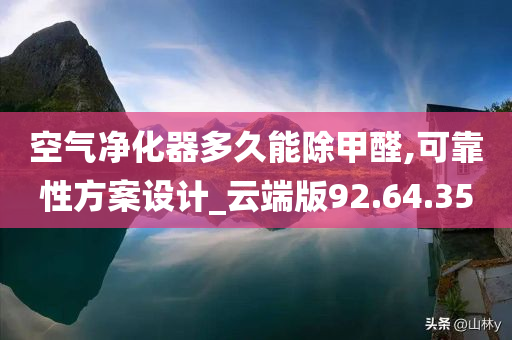 空气净化器多久能除甲醛,可靠性方案设计_云端版92.64.35