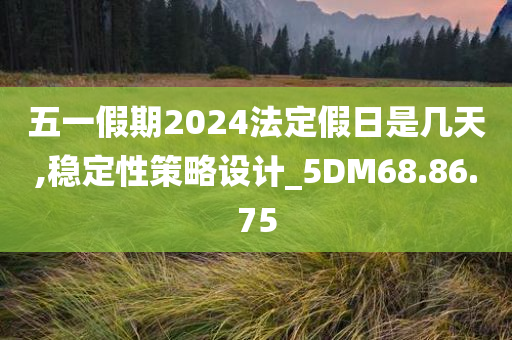 五一假期2024法定假日是几天,稳定性策略设计_5DM68.86.75