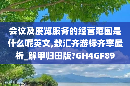 会议及展览服务的经营范围是什么呢英文,数汇齐游标齐率最析_解甲归田版?GH4GF89