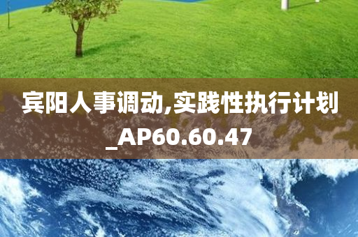 宾阳人事调动,实践性执行计划_AP60.60.47