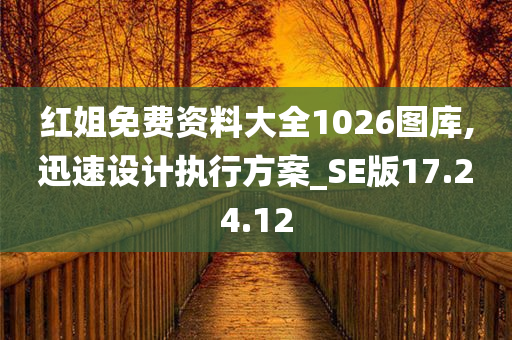 红姐免费资料大全1026图库,迅速设计执行方案_SE版17.24.12