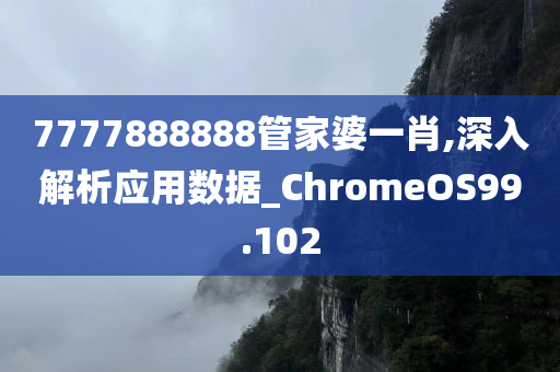 7777888888管家婆一肖,深入解析应用数据_ChromeOS99.102