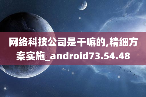 网络科技公司是干嘛的,精细方案实施_android73.54.48