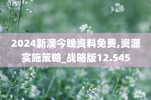 2024新澳今晚资料免费,资源实施策略_战略版12.545