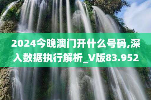 2024今晚澳门开什么号码,深入数据执行解析_V版83.952