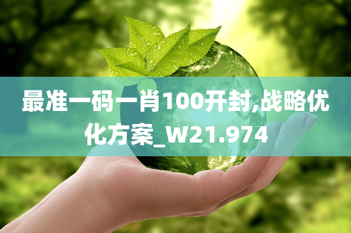 最准一码一肖100开封,战略优化方案_W21.974