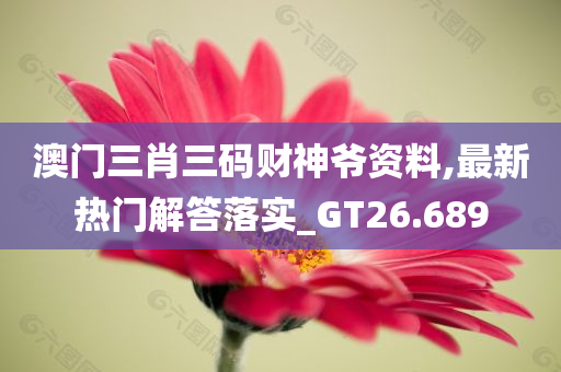 澳门三肖三码财神爷资料,最新热门解答落实_GT26.689