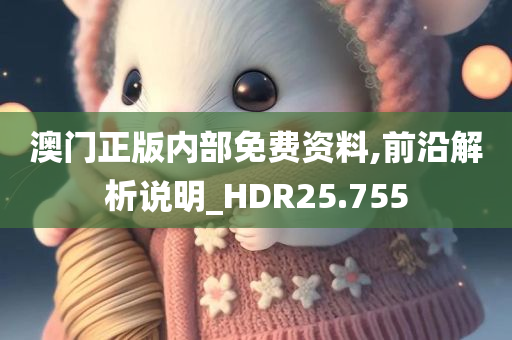 澳门正版内部免费资料,前沿解析说明_HDR25.755