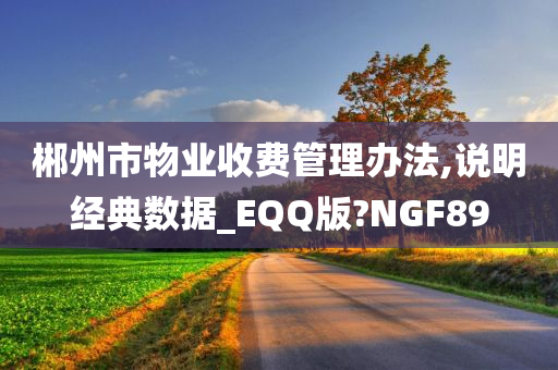 郴州市物业收费管理办法,说明经典数据_EQQ版?NGF89