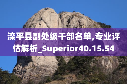 滦平县副处级干部名单,专业评估解析_Superior40.15.54