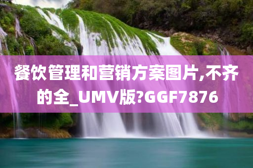 餐饮管理和营销方案图片,不齐的全_UMV版?GGF7876