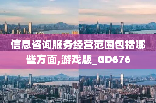 信息咨询服务经营范围包括哪些方面,游戏版_GD676