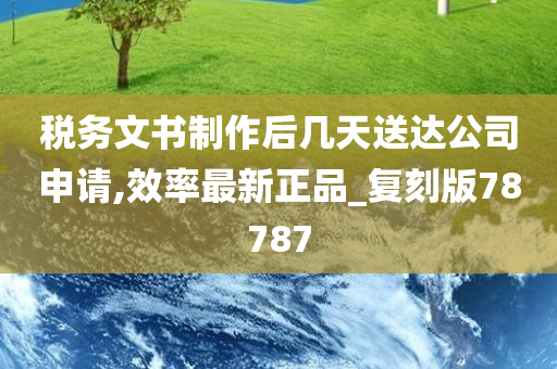 税务文书制作后几天送达公司申请,效率最新正品_复刻版78787