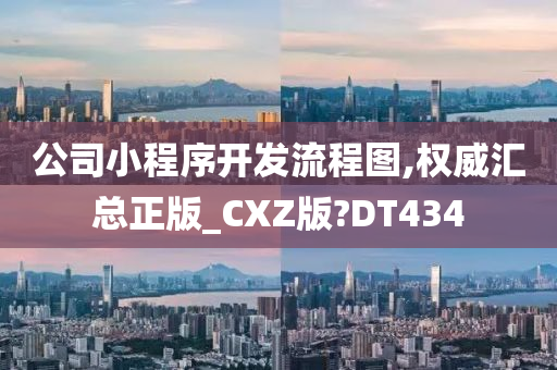 公司小程序开发流程图,权威汇总正版_CXZ版?DT434