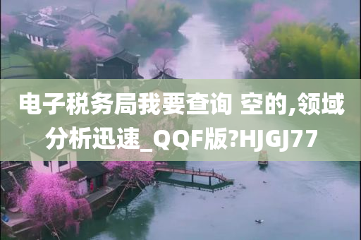 电子税务局我要查询 空的,领域分析迅速_QQF版?HJGJ77