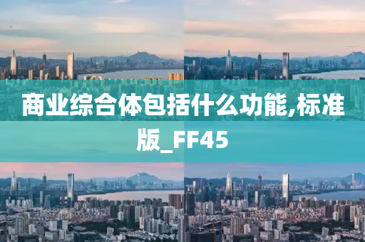 商业综合体包括什么功能,标准版_FF45