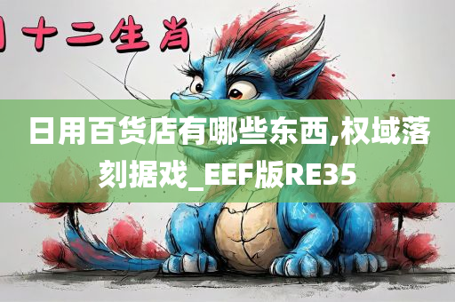 日用百货店有哪些东西,权域落刻据戏_EEF版RE35