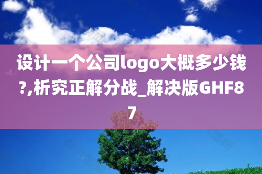 设计一个公司logo大概多少钱?,析究正解分战_解决版GHF87