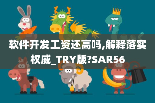 软件开发工资还高吗,解释落实权威_TRY版?SAR56