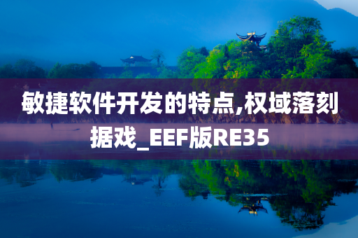 敏捷软件开发的特点,权域落刻据戏_EEF版RE35