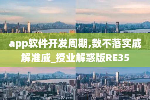 app软件开发周期,数不落实威解准威_授业解惑版RE35