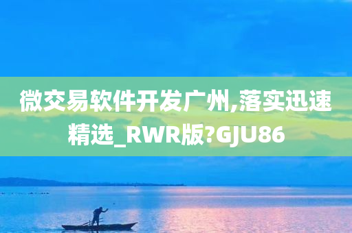 微交易软件开发广州,落实迅速精选_RWR版?GJU86