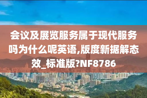 会议及展览服务属于现代服务吗为什么呢英语,版度新据解态效_标准版?NF8786