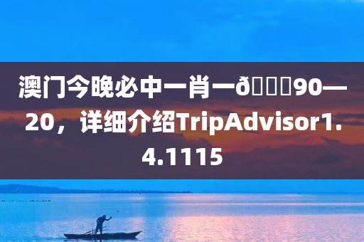 澳门今晚必中一肖一🐎90—20，详细介绍TripAdvisor1.4.1115