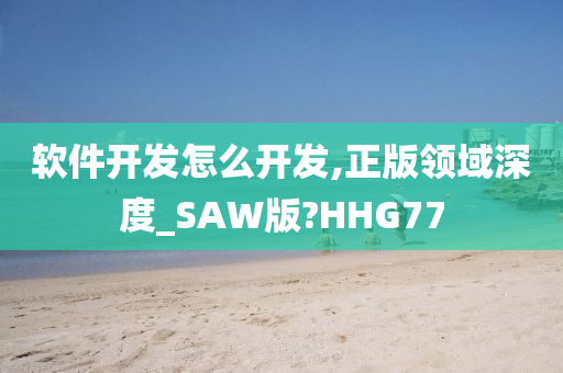 软件开发怎么开发,正版领域深度_SAW版?HHG77