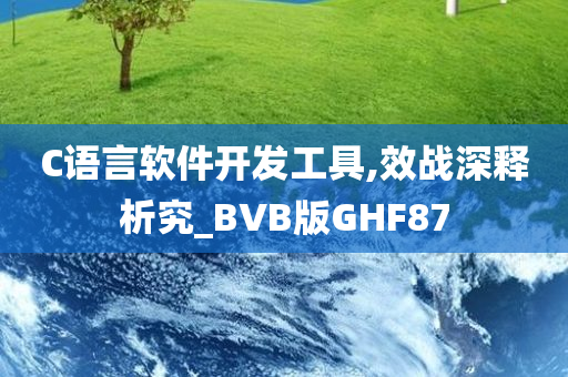 C语言软件开发工具,效战深释析究_BVB版GHF87