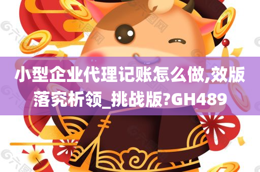 小型企业代理记账怎么做,效版落究析领_挑战版?GH489