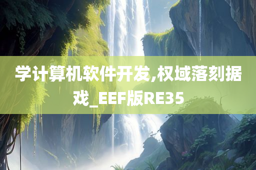 学计算机软件开发,权域落刻据戏_EEF版RE35