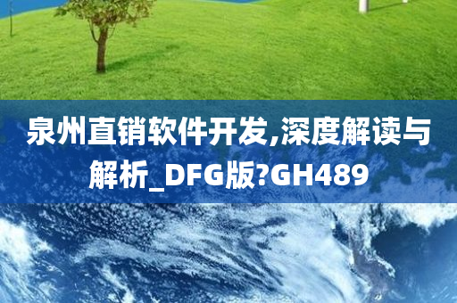 泉州直销软件开发,深度解读与解析_DFG版?GH489