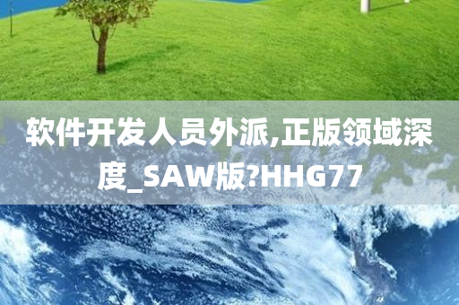 软件开发人员外派,正版领域深度_SAW版?HHG77