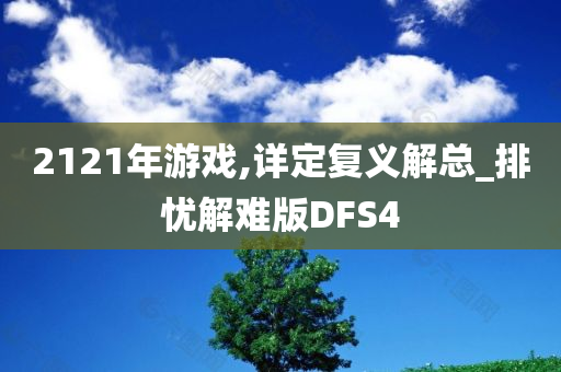 2121年游戏,详定复义解总_排忧解难版DFS4