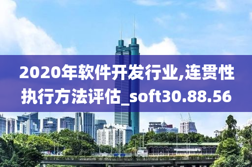 2020年软件开发行业,连贯性执行方法评估_soft30.88.56