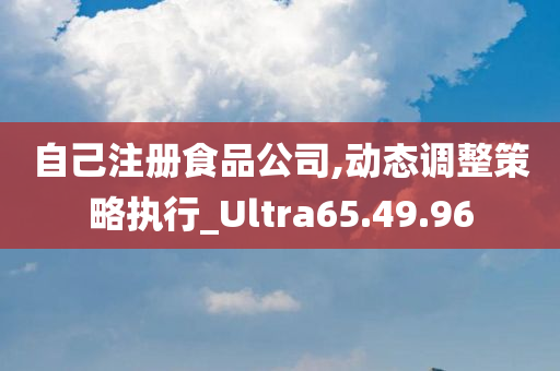 自己注册食品公司,动态调整策略执行_Ultra65.49.96