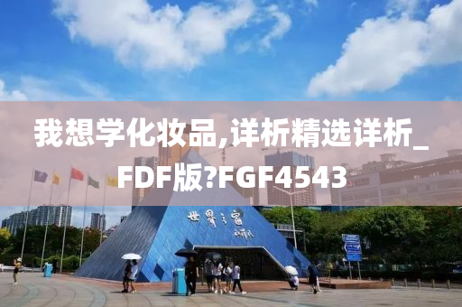 我想学化妆品,详析精选详析_FDF版?FGF4543