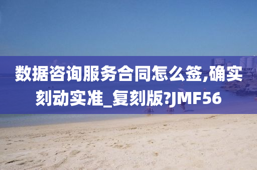 数据咨询服务合同怎么签,确实刻动实准_复刻版?JMF56