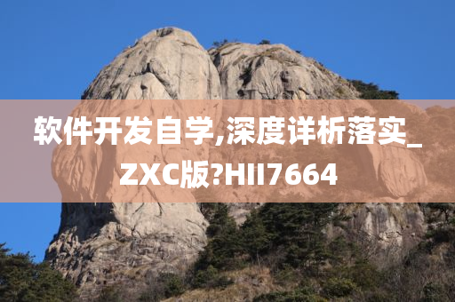 软件开发自学,深度详析落实_ZXC版?HII7664