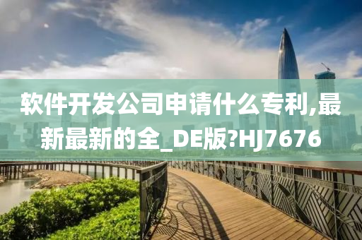 软件开发公司申请什么专利,最新最新的全_DE版?HJ7676