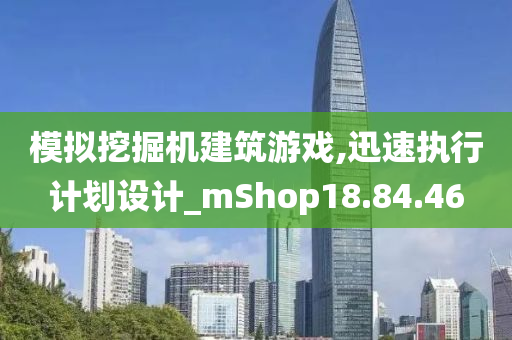 模拟挖掘机建筑游戏,迅速执行计划设计_mShop18.84.46