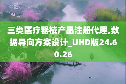 三类医疗器械产品注册代理,数据导向方案设计_UHD版24.60.26