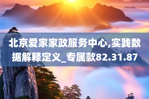 北京爱家家政服务中心,实践数据解释定义_专属款82.31.87